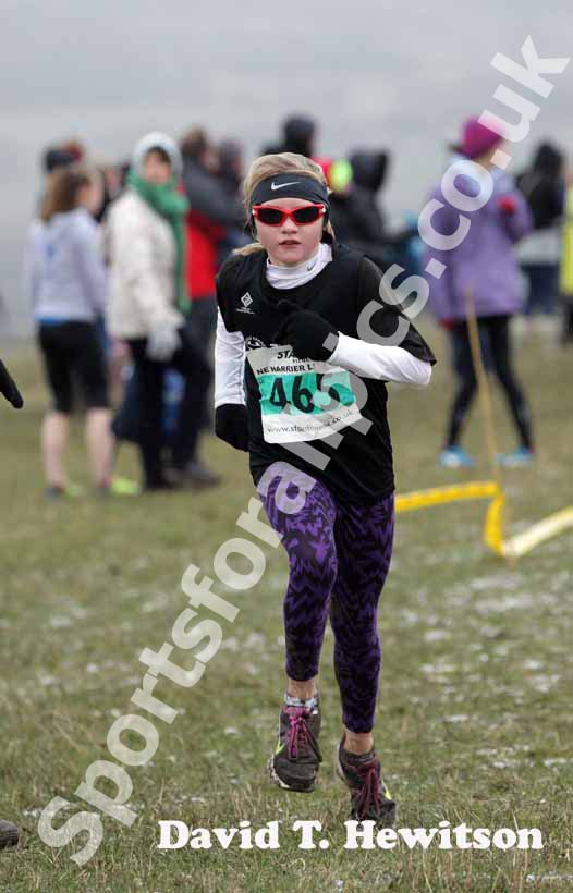 Chantelle Ree (Tynedale) winner of the under-13 girls, NEHL, Prudhoe.